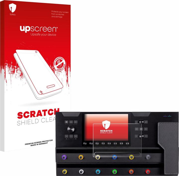 upscreen Schutzfolie für Line 6 Helix Stadium XL Displayschutz Displayschutzfolie Folie Klar Transparent (Audiogerät Bildschirm-Schutzfolie)