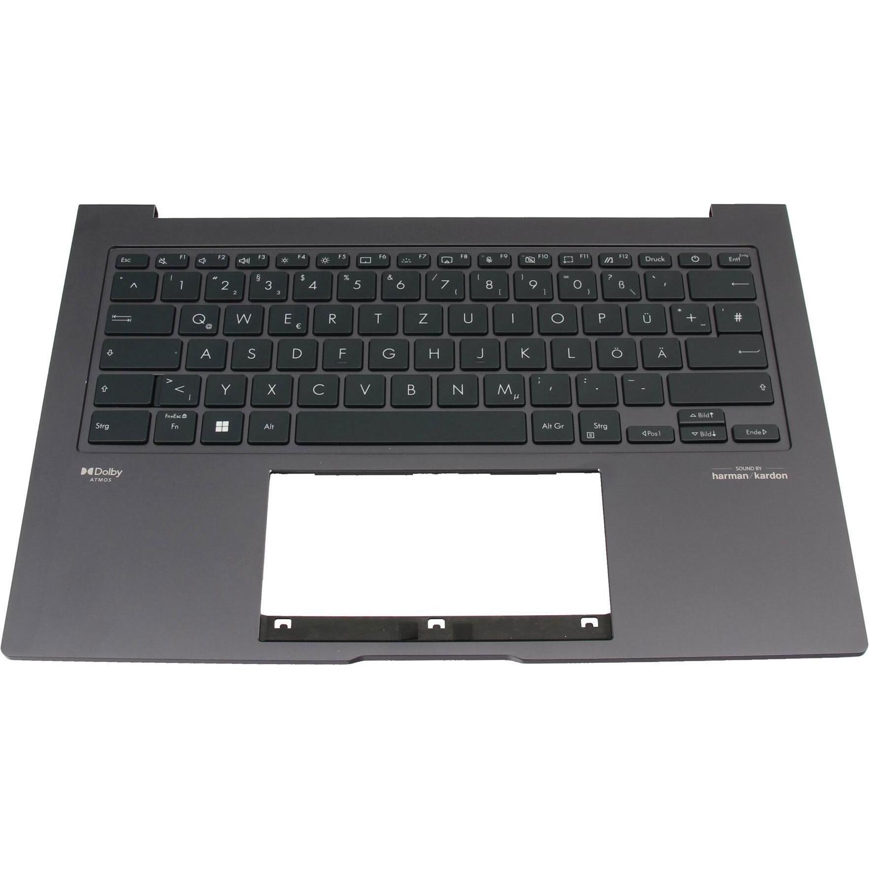 ASUS 90NB1081-R31GE0, Notebook Ersatzteile, Grau, Schwarz