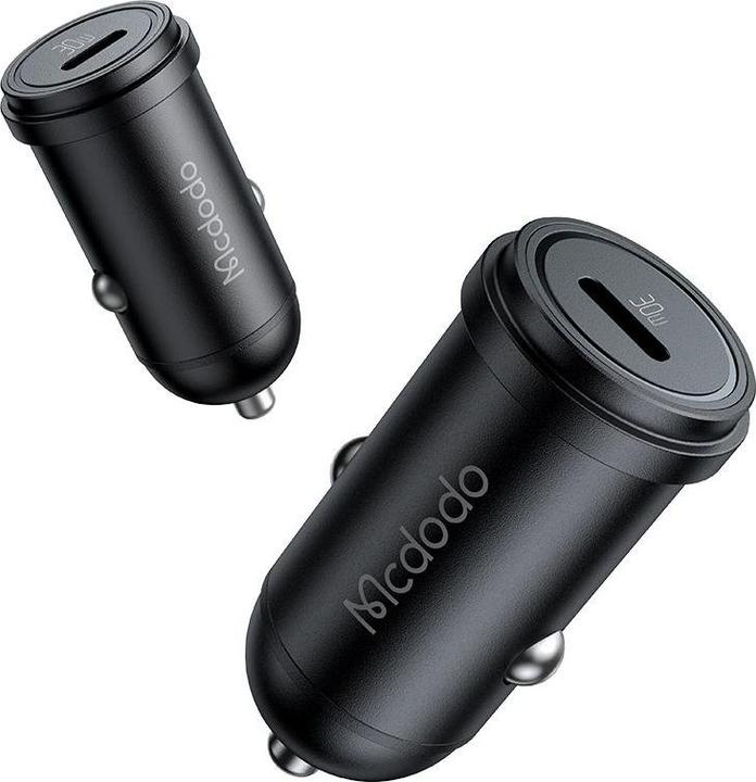 Produktbild Mcdodo CC-7491 car charger, 1x USB-C, 30W (black)