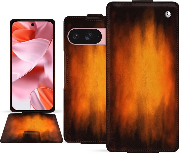 Actual product image Noreve Vertical leather shell (Google Pixel 9)