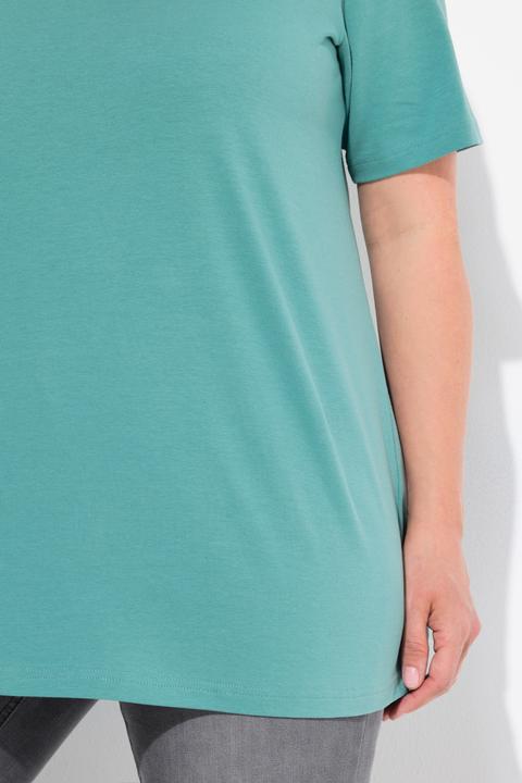 Produktbild Ulla Popken T-Shirt, A-Linie, Tunika-Ausschnitt, Halbarm (62)