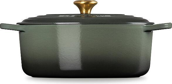 Productafbeelding Le Creuset Signature Braadpan Ovaal, 31cm thyme (Braadpan + kasserol, Gietijzer)