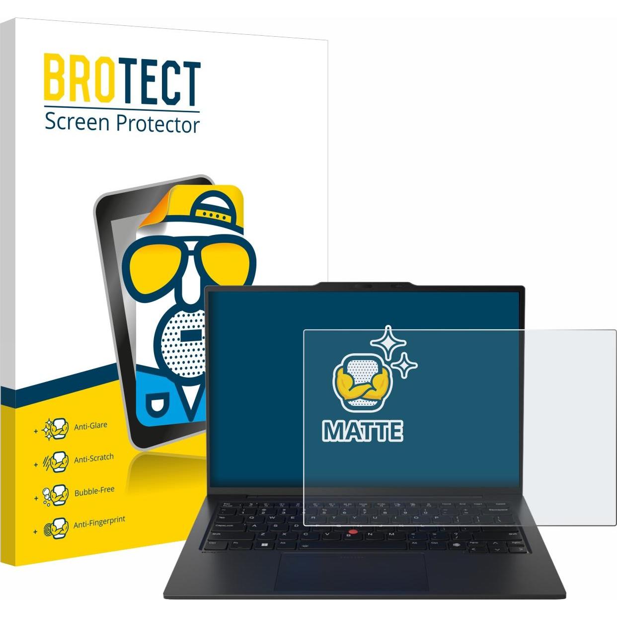 BROTECT Pellicola protettiva antiriflesso opaca (14", 16:10), Pellicola protettiva per notebook