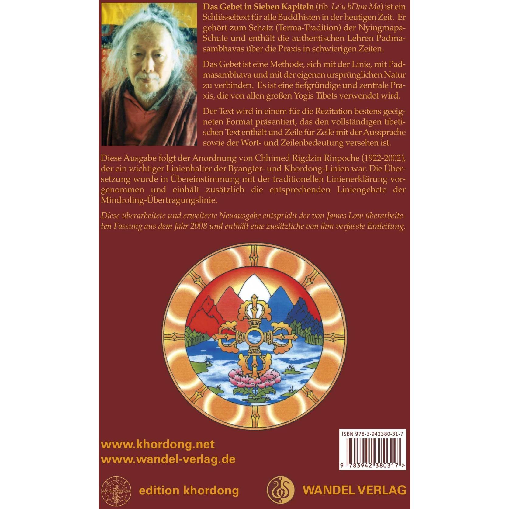 Thumbnail - Low:Das Gebet in sieben Kapiteln, Sachbücher von James Low, Chimed Rigdzin Lama