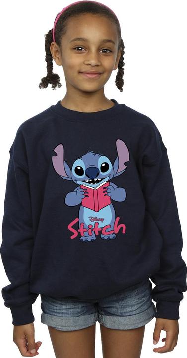 Produktbild Lilo & Stitch Reading Standing Sweatshirt Mädchen (128)