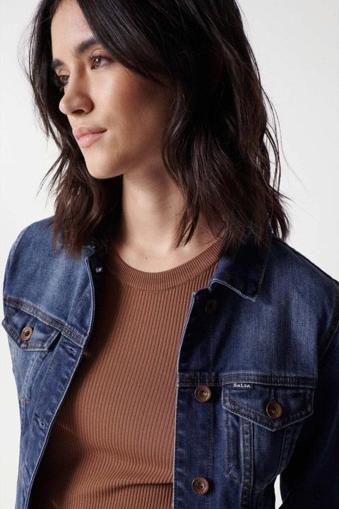 Actual product image Salsa Jeans Denim Trucker Jacket (XS)