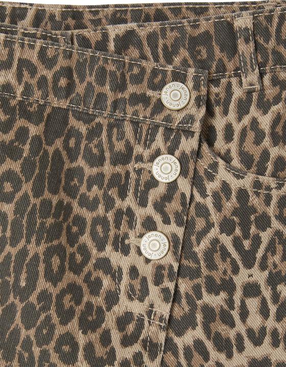 Image du produit Jonen Asymmetrischer Mädchen Hosenrock mit Leoprint (146, 152)