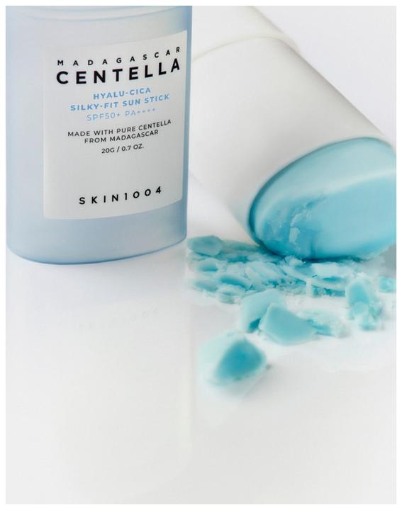 Actual product image Skin1004 Madagascar Centella Hyalu-Cica Silky-Fit Sun Stick (Sun stick, SPF 50+, 20 ml, 20 g)