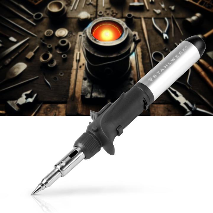 Actual product image Stahlwerk Gas soldering iron GLK-500 ST gas soldering set 200 - 500°C soldering temperature