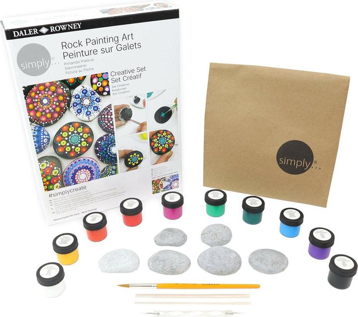 Actual product image Daler-Rowney Acrylic Simply Creative Set