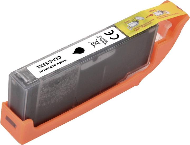 Produktbild Renkforce Tinte ersetzt Canon CLI-551 XL BK (6443B001) Kompatibel Schwarz RF-5 (BK)