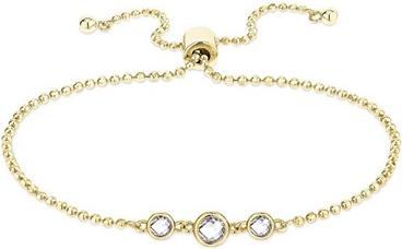 Image du produit Tamaris Gold-Plated Bracelet With Zircons Tiny Glimmer Tj-0607-B-22 (22 cm, Argent 925)