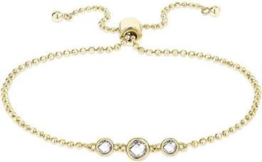 Tamaris Gold-Plated Bracelet With Zircons Tiny Glimmer Tj-0607-B-22 (22 cm, Argent 925)