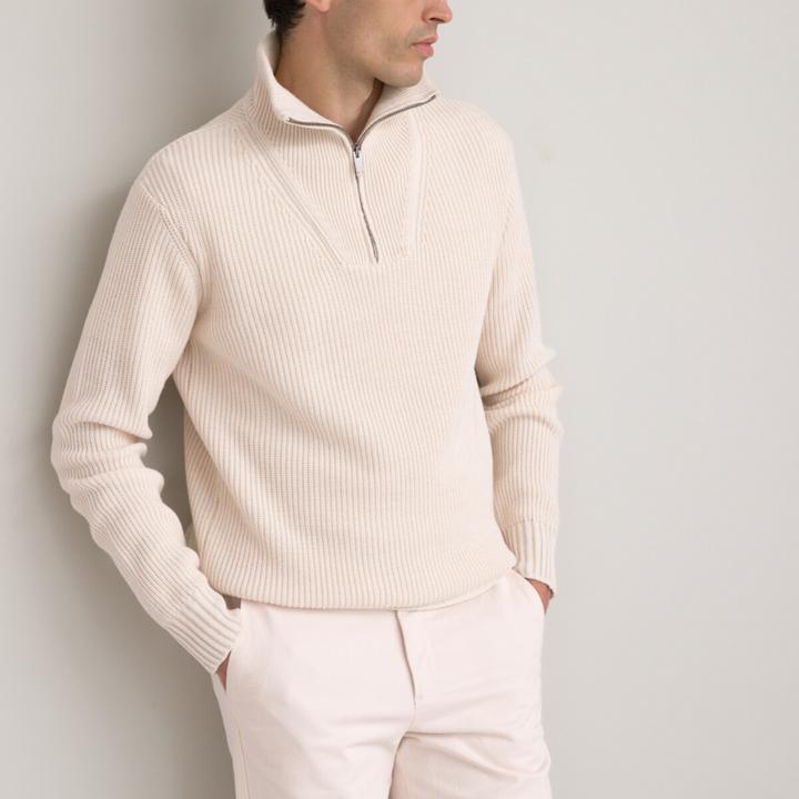 Produktbild La Redoute Collections Warmer Strickpullover im Troyer-Stil (M)