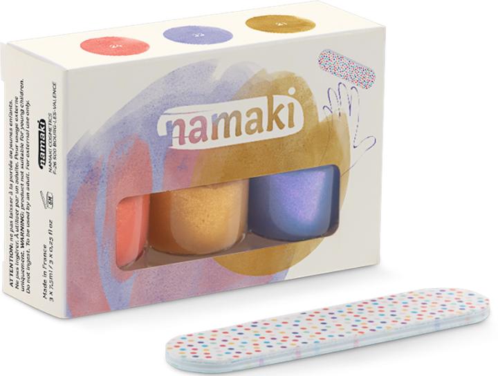 Produktbild Namaki Kindernagellack 3er Set - Sunset