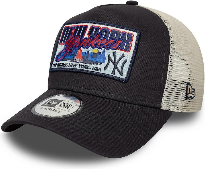 Produktbild New Era A-Frame Trucker Cap - MLB Patch New York Yankees (One Size)