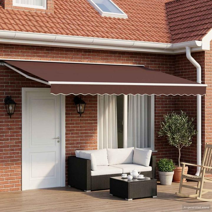 Actual product image vidaXL Einziehbare Markise (3.50 m)