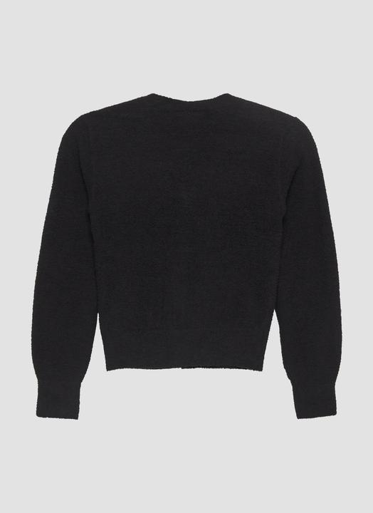 Produktbild S.Oliver Strickjacke Strickjacke mit Knopfleiste aus Bouclé (134, 140)