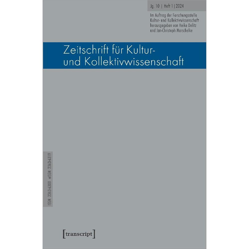 Thumbnail - Zeitschrift für Kultur- und Kollektivwissenschaft, Zeitschriften Abo
