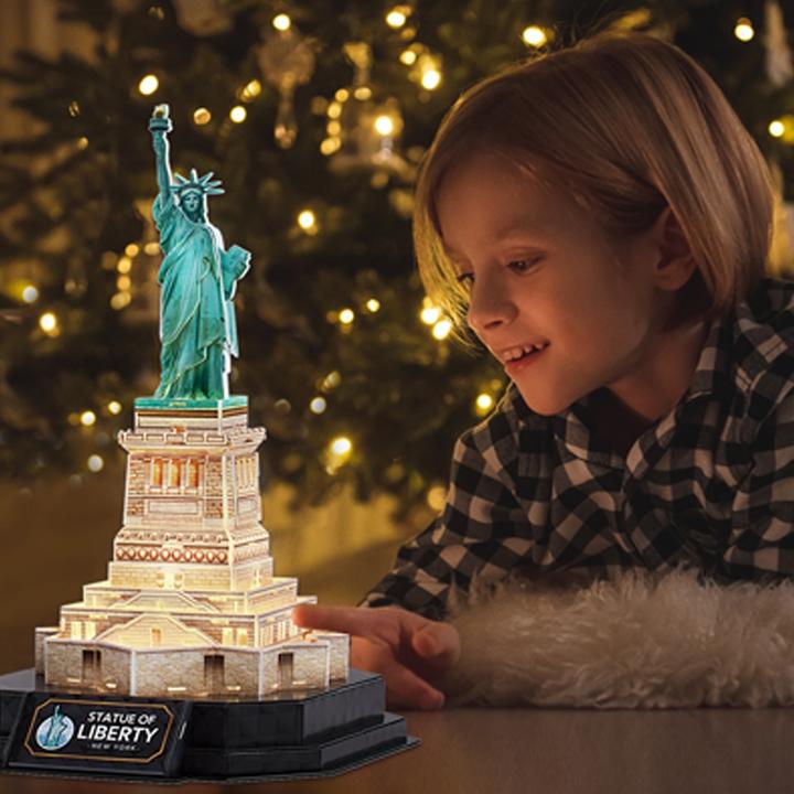 Produktbild Cubicfun 3D Puzzle Freiheitsstatue LED 79 Teile (79 Teile)