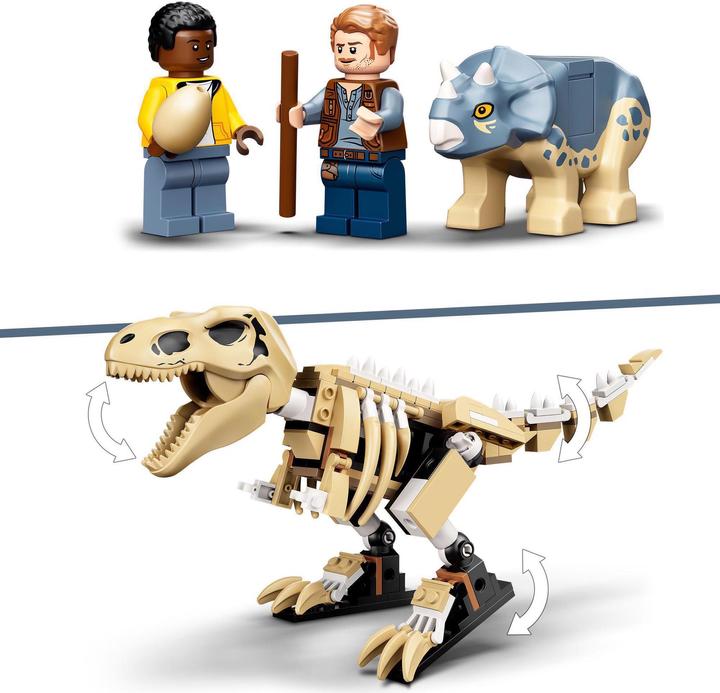 Productafbeelding LEGO T. Rex skelet in de fossielen tentoonstelling (76940, LEGO Jurassic World)