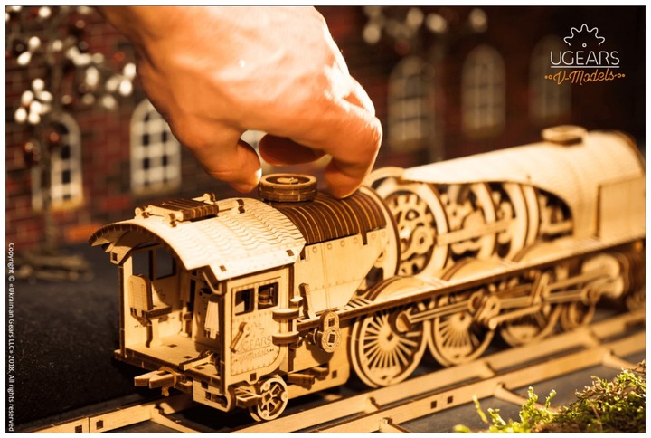 Image du produit Ugears Locomotive V-Express avec wagon