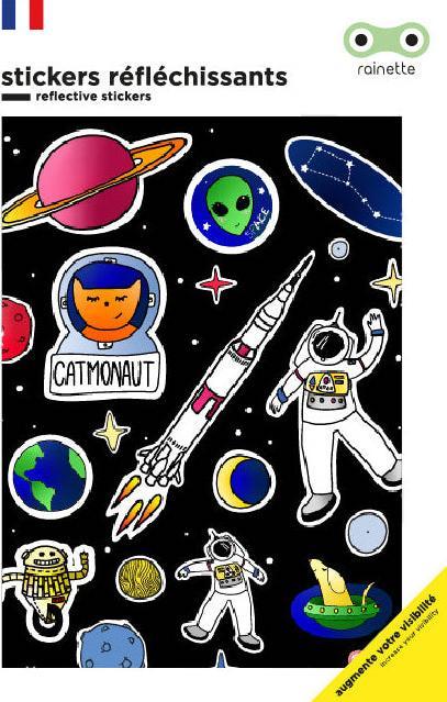 Rainette Reflective Stickers, Space