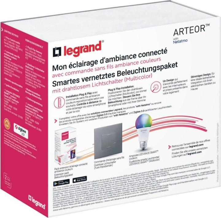 Produktbild Legrand Arteor with Netatmo Starterpack Multicolor