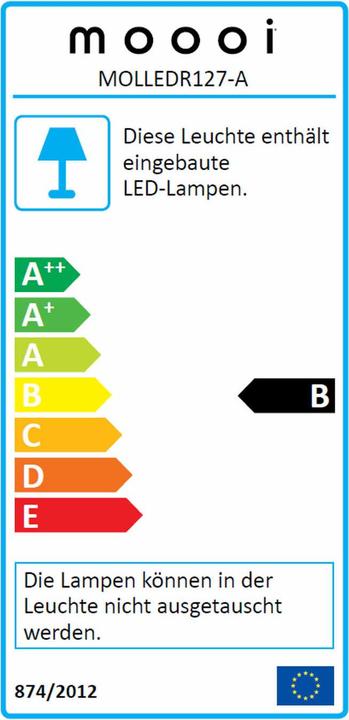 Energie-Label Moooi Raimond Ii R127 Led Hängeleuchte