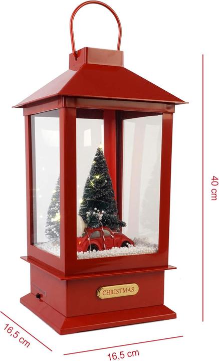 Actual product image Cepewa Snow lantern car, large, approx. 40cm