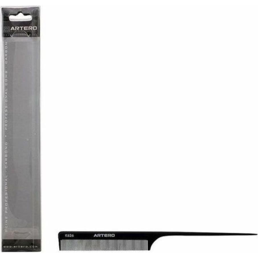 Artero, Haarbürste + Kamm, PEINE CARBONO pua plastico 215 mm