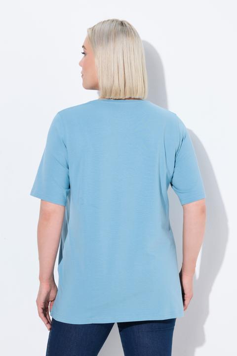 Produktbild Ulla Popken T-Shirt, A-Linie, Rundhalsausschnitt, Halbarm (62)
