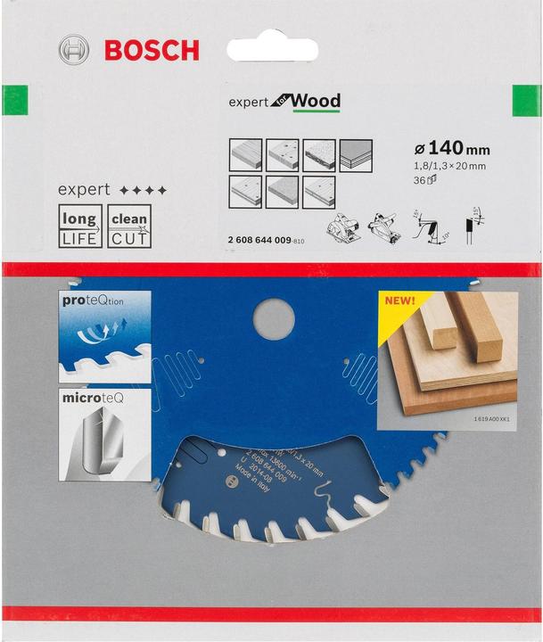 Actual product image Bosch Professional Zubehör Circular saw blade Expert for Wood