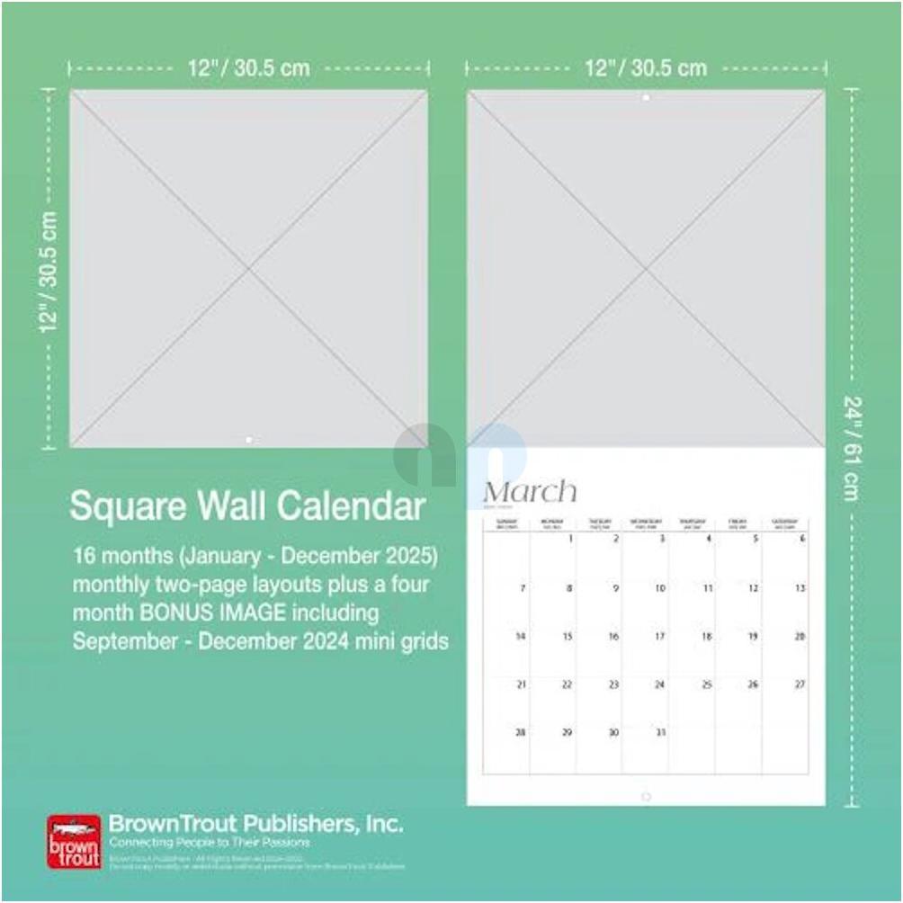 BrownTrout Publishers Inc, Kalender, Taylor Swift Square Wall Calendar 2025 (30.5 x 30.5 cm, Kein Einband, Italienisch, ...