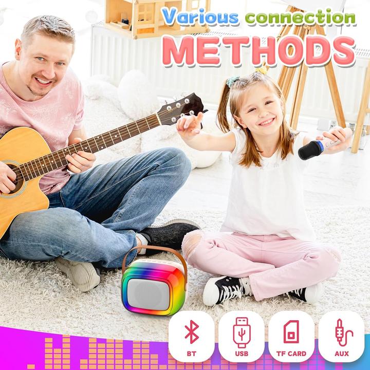 Produktbild Guyucom Karaoke-Maschine mit kabellosem Mikrofon für Kinder