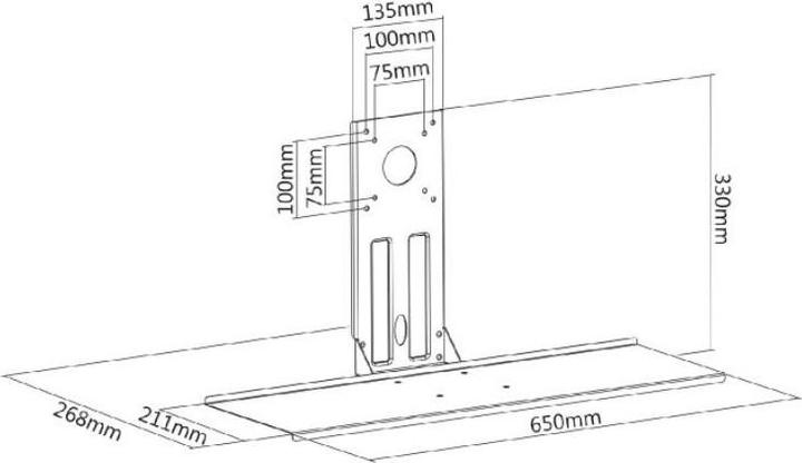 Produktbild Maclean MC-756 (Tisch, 27", 2 kg)