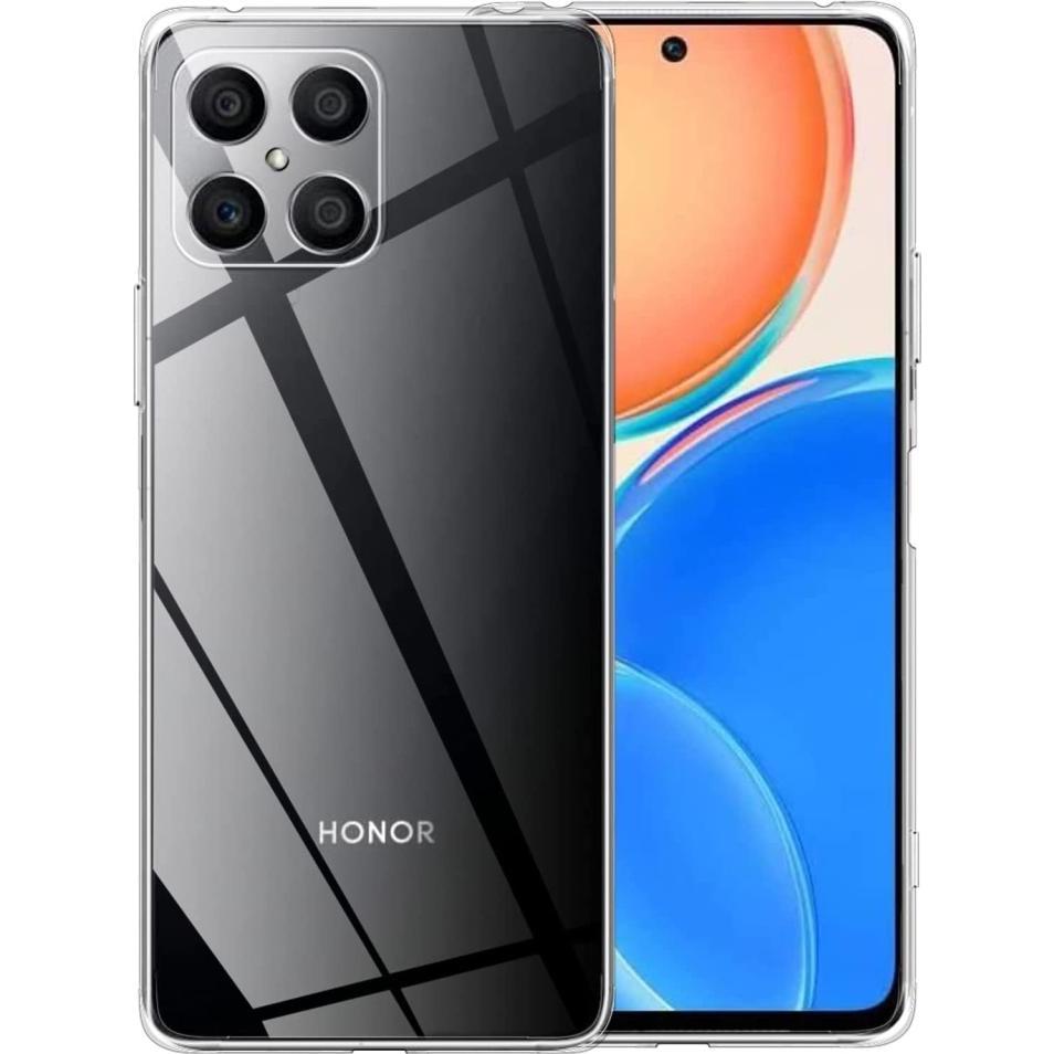 Screenguard Honor X8 Flexible TPU Clear Case (Honor X8), Smartphone Hülle, Transparent