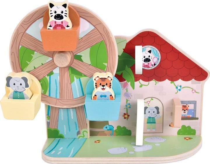 Produktbild small foot Motorikspielzeug Riesenrad „Jungle Friends“