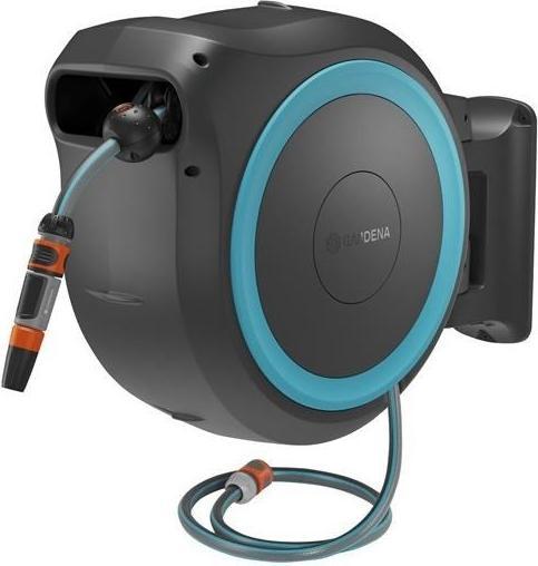 Produktbild Gardena PowerRoll XL - wall-mounted hose box,, turquoise (35 m)