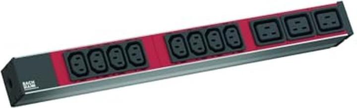 Produktbild Bachmann IT PDU 19 inch 1U 8xC13 red 3xC19 red