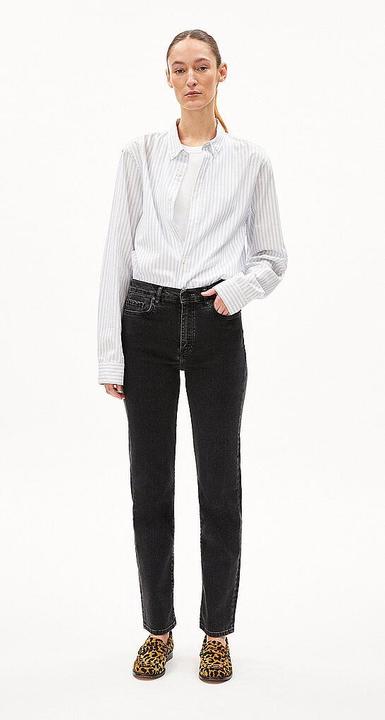 Produktbild Armedangels Carenaa Jeans Straight Fit True Ebony Black (W31/L32)
