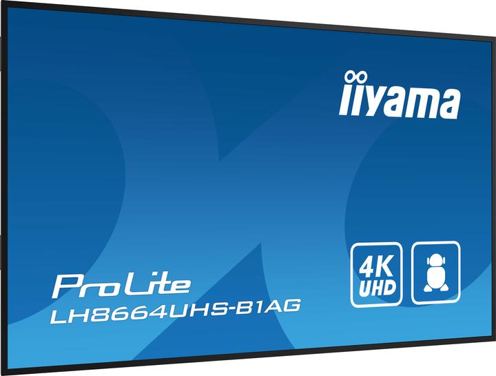 Produktbild iiyama LH8664UHS-B1AG (3840 x 2160 Pixel, 86")