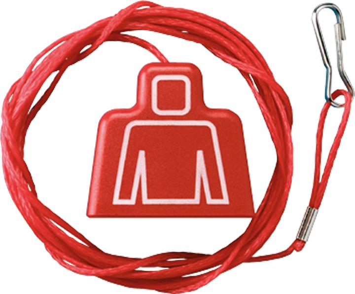 Actual product image JUNG Pull cord rt 2m with snap hook ZS-34 KO5S