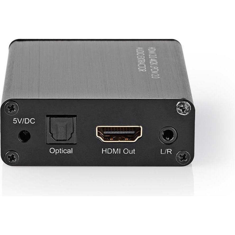 Thumbnail - Nedis HDMI Extractor Eingang Ausgang TosLink Buchse 1x 3.5 mm - Audio/Multimedia, Switch Box
