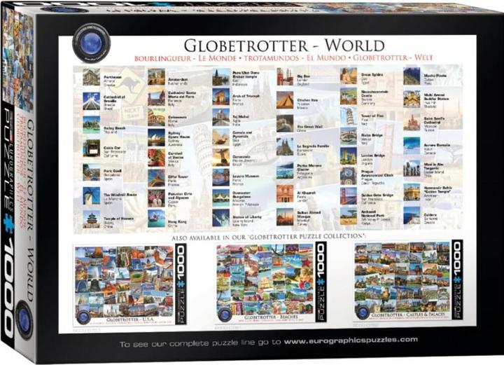 Immagine prodotto Eurographics Mondo Globetrotter (1000 pezzi)