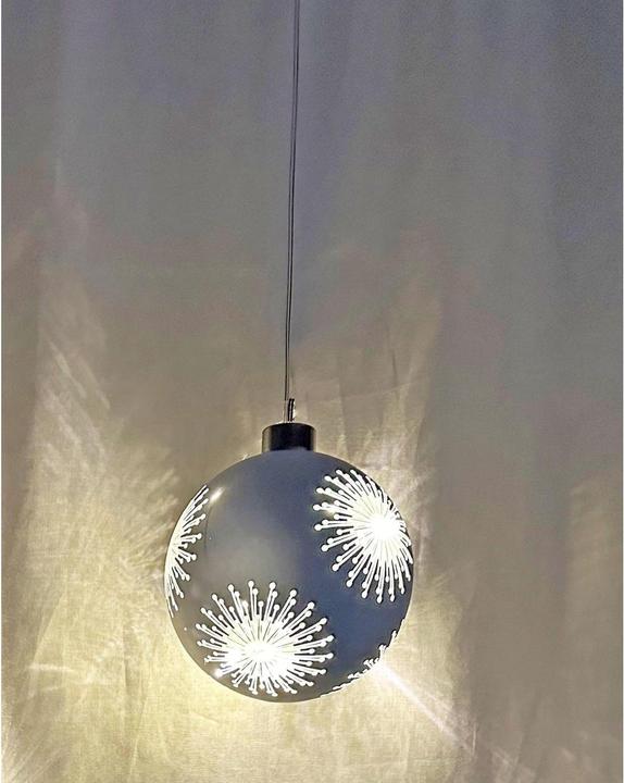 Actual product image GuGus LED glass ball silver