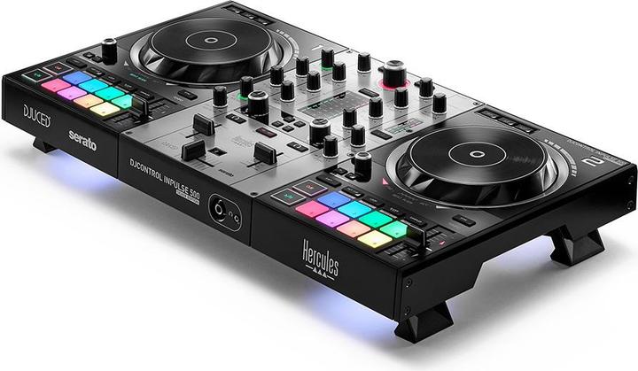 Actual product image Hercules DJ Controller Inpulse 500 Silver Edition