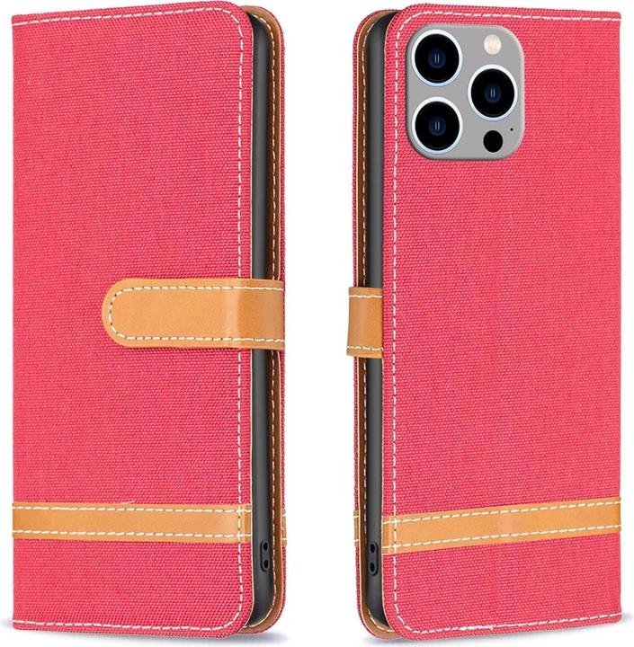 Produktbild König Design Hülle Handy Schutz für Apple iPhone 15 Pro Max Case Cover Wallet Klapp Tasche (Apple iPhone 15 Pro Max)