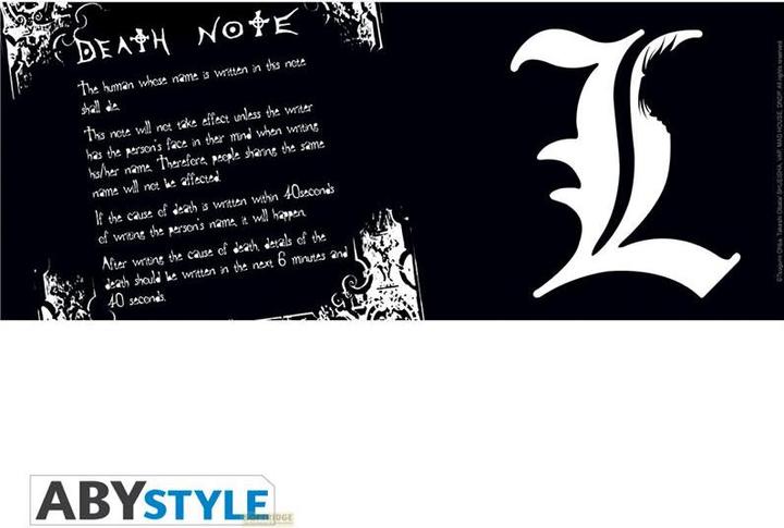 Actual product image ABYstyle Death Note - L & Rules (320 ml, 2x)