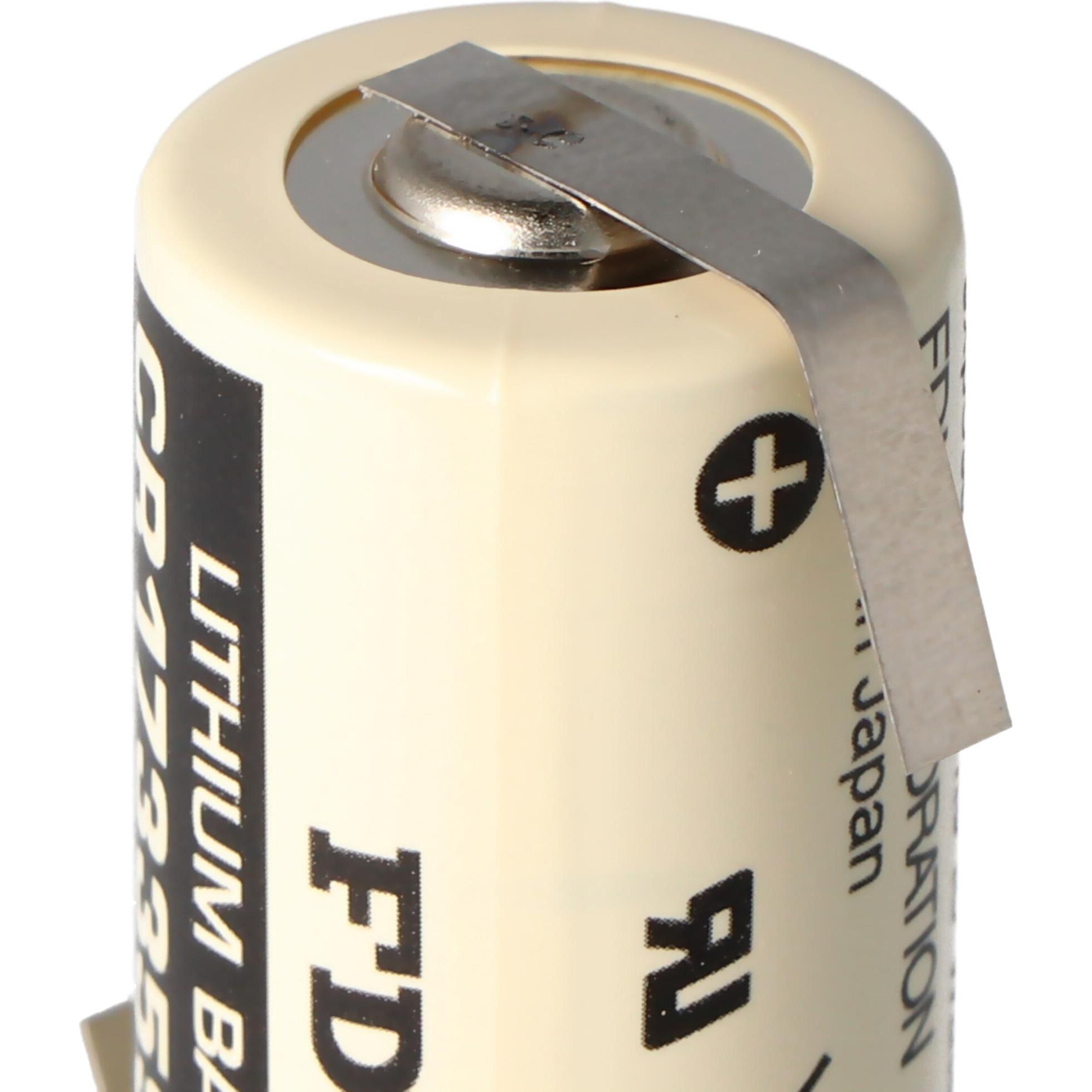 Thumbnail - FDK Batterie CR17335 SE Size 2/3A, mit Lötfahne Z-Form (1 Stk., 2/3 A, 1800 mAh), Batterien + Akkus